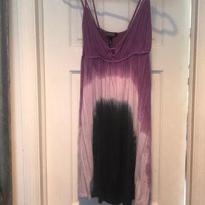 Tie-die tank dress